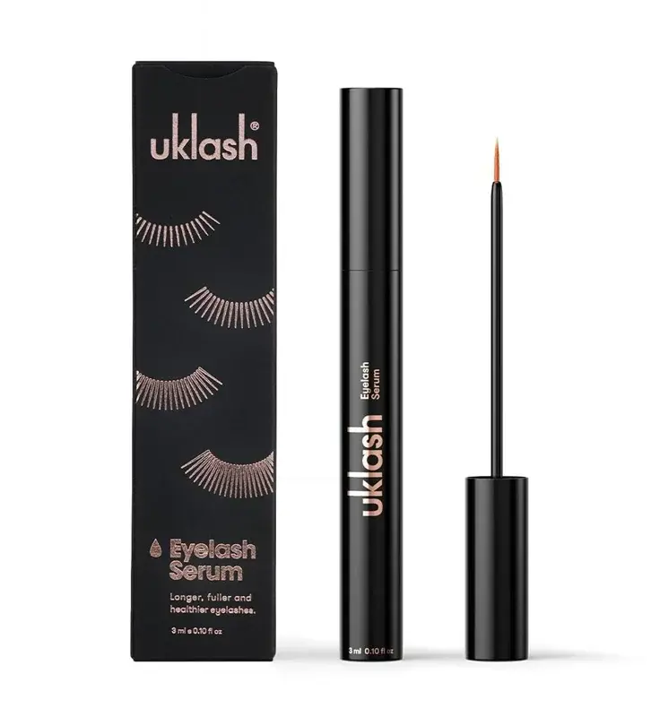 سرم تقویت مژه یوکلش uklash حاوی کمپلکس های حجم دهنده و بلند کننده مژه اورجینال